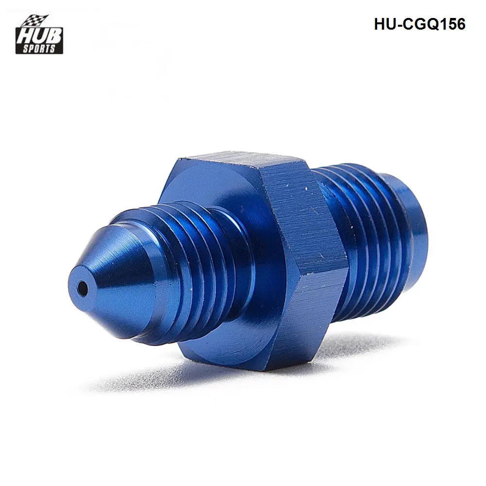 AN3 Blue Turbo Oil Feed Restrictor Fitting for T25/T28 GT25R GT28R GT30R Aluminum HU-CGQ156