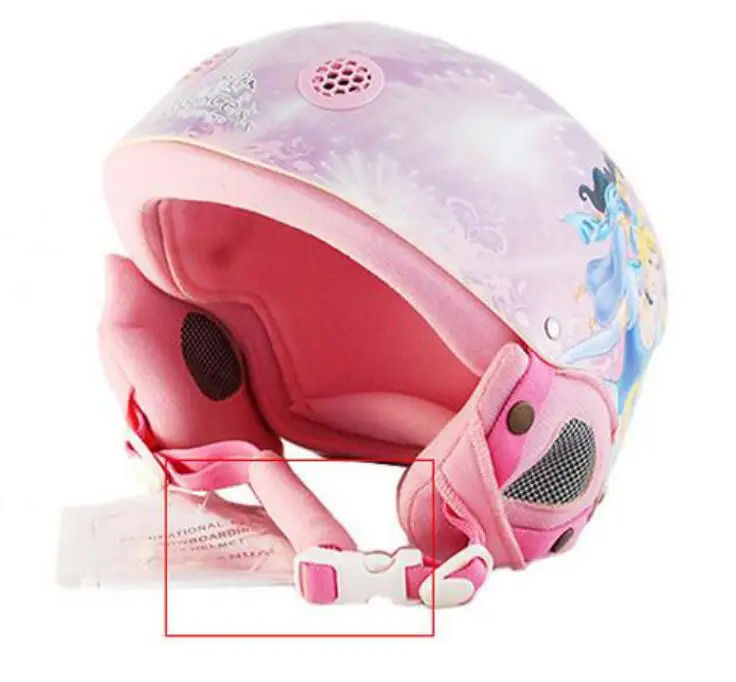 Профессиональные лыжные шлемы Лыжные защитные снаряжение для катания на роликах - Цвет: Розовый