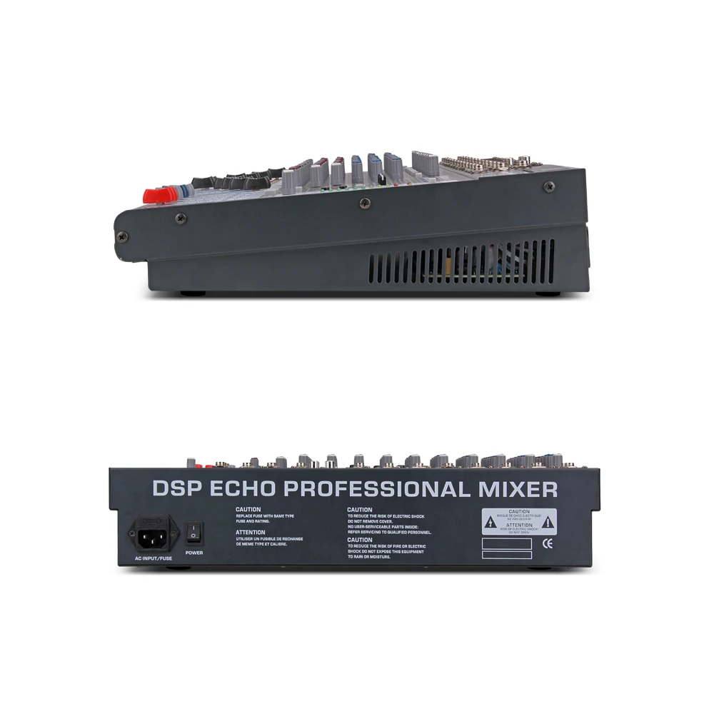  ¡Buena calidad sonido limpio 12 mezclador de canales de Audio Digital controlador de mezcla dj con 