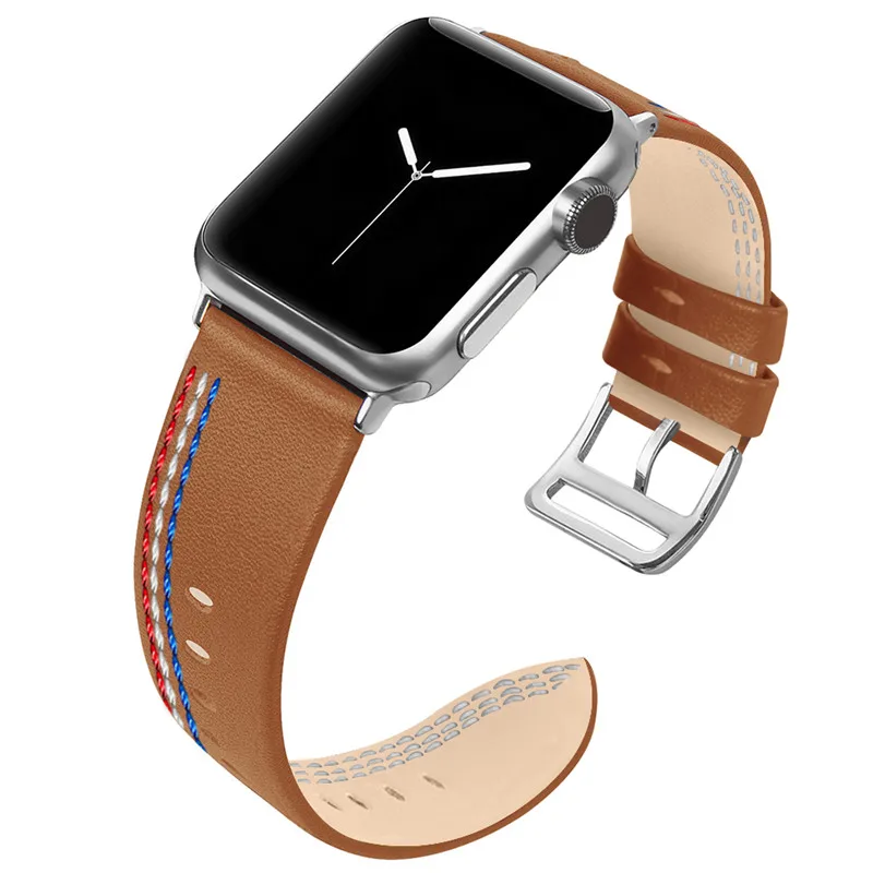 

ASHEI Watchband For Apple Watch 4 Band 40mm 44mm Genuine Leather Strap Wrist Bracelet For iWatch Straps 38mm 42mm Series 3 2 1