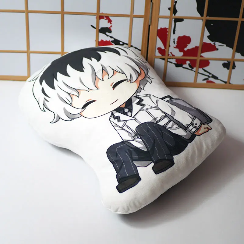 Tokyo Ghoul Подушка Игрушка Аниме Kaneki Кен короткая плюшевая Мягкая кукла Двусторонняя