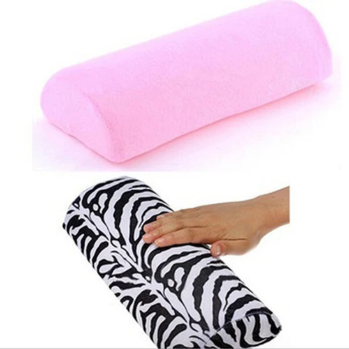 1 шт Профессиональная подушка для отдыха на половину руки, длинная подушка для дизайна ногтей, мягкая колонна для маникюра, держатель для лака для ногтей