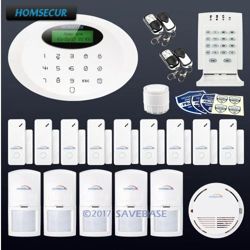 

HOMSECUR Wireless APP Controlled GSM Home Alarm System With IOS/Android APP