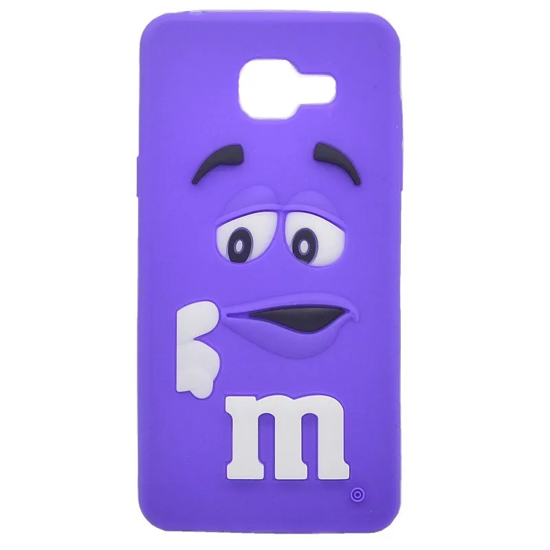Стильная футболка с изображением персонажей видеоигр 3D Минни Капа чехол для samsung Galaxy A3 Coque A320 A5 A520 A7 A720 силиконовый мягкий чехол на заднюю панель телефона - Цвет: M Beans Purple