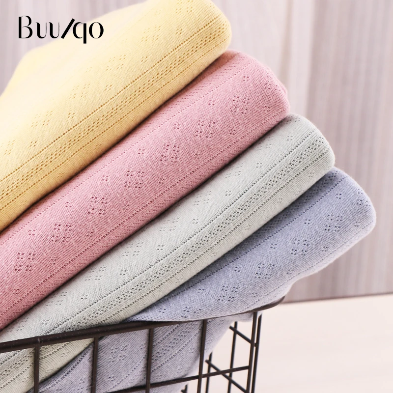 

buulqo 50x175cm 32s 100% cotton jacquard breathable fabric by half meter DIY sewing summer T-shirt dress making fabric