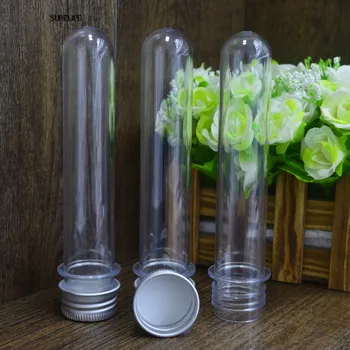 

25pcs PLASTIC TEST TUBES METAL SCREW Wedding Bomboniere party Lollies 40ml