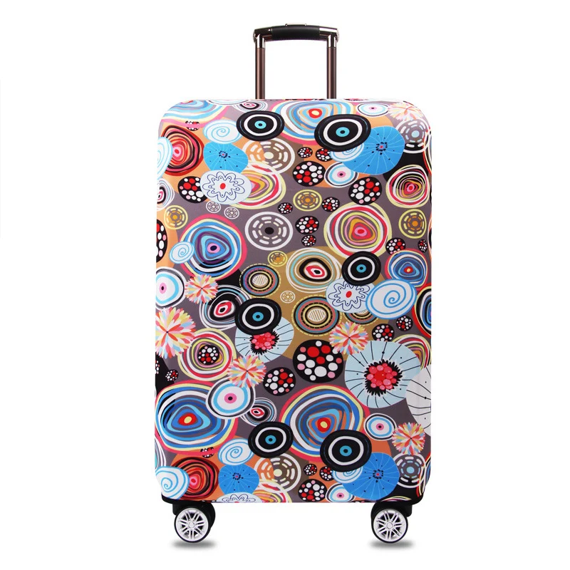 Толстые эластичные тканевые иллюстрации защитный чехол для чемоданов пылезащитный чехол для багажа аксессуары для путешествий от 18 до 32