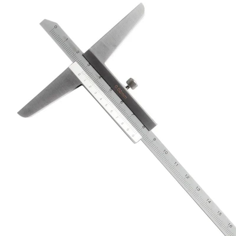 8 0 200mm Depth Vernier font b Caliper b font 0 02mm Carbon Steel Metric Gauge