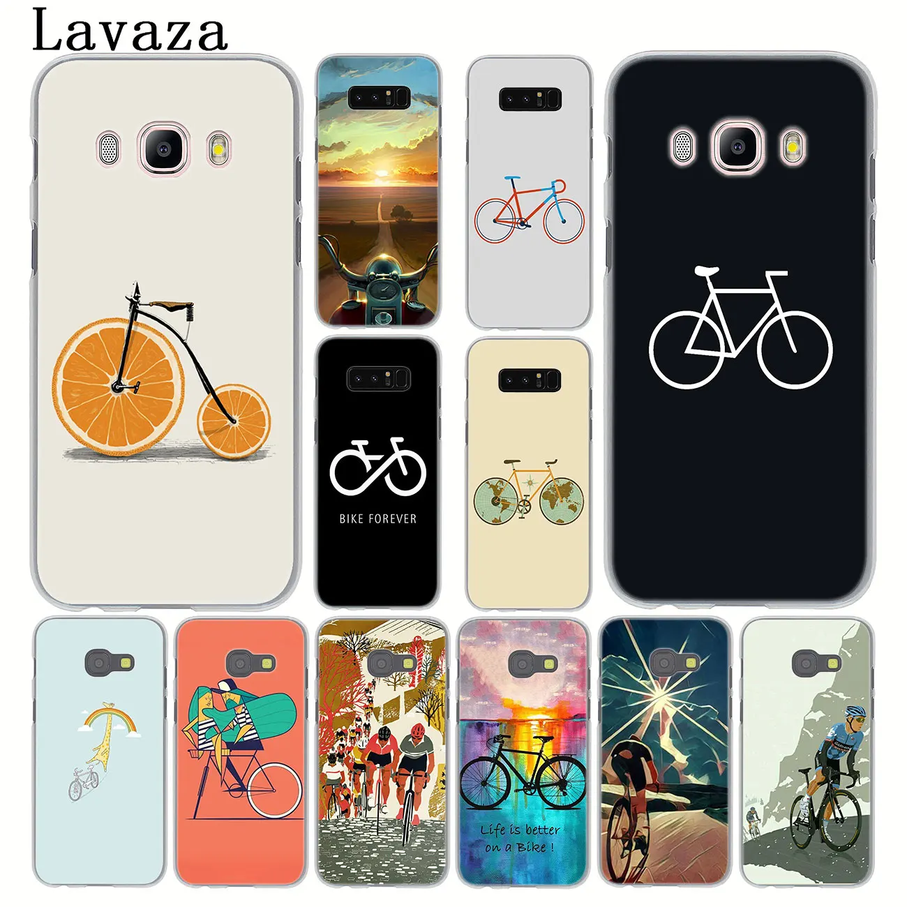 

Lavaza BIKE CYCLING Hard Phone Case for Samsung Galaxy Note 10 9 8 A9 A8 A7 A6 Plus 2018 A3 A5 2017 2016 2015 Cover
