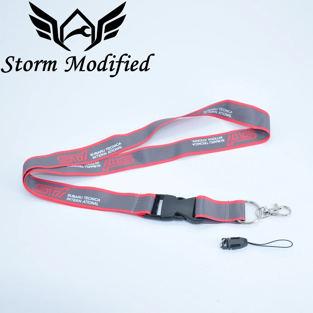 

SuTong 1pcs STI JDM Lanyard For Key Phone w iLL Fresh As Fck Domo Shocker etc Nos Turbo keychain key ring