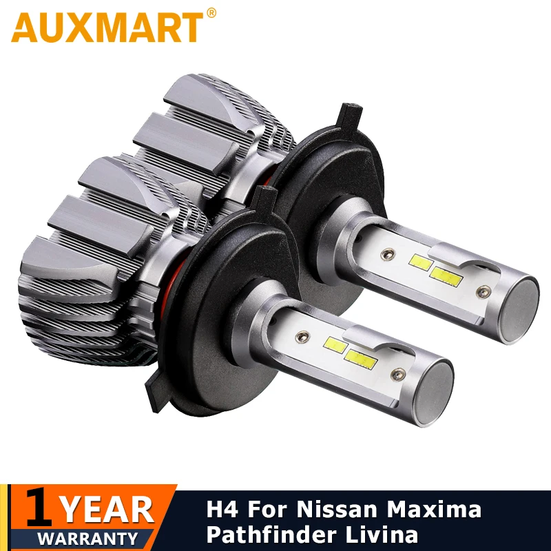 Buy Auxmart LED Headlight Bulb For Nissan Maxima Pathfinder Livina H4 Hi Lo