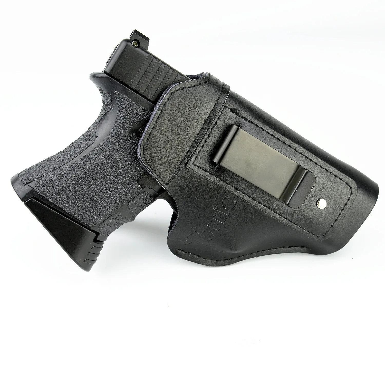 Кожаный чехол TOFEIC IWB кобура для скрытого ношения пистолета Glock 17 19 26 43X 48 | Спорт и