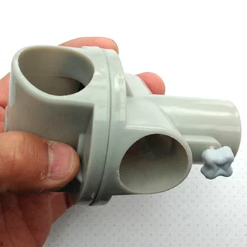 

2.9cm ABS Plastic X Shape Air Hanger Connector X Interstitial Chiasma Pipe Joint Fitting