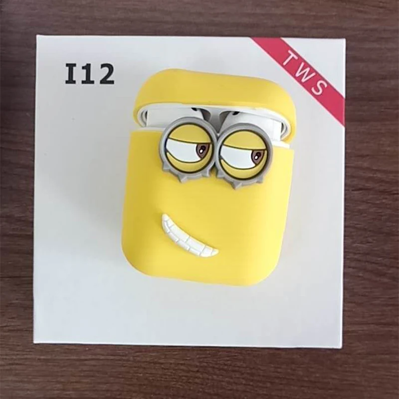 

Original For i12 tws i10 tws i9s tws max case apple AirPods earpods Protector cover Wireless earphones Charging box accessories