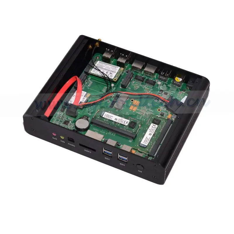 Мини ПК Broadwell 5 поколения 4 Гб ОЗУ Barebone HTPC Intel Nuc Безвентиляторный Компьютер i7 5500U i5
