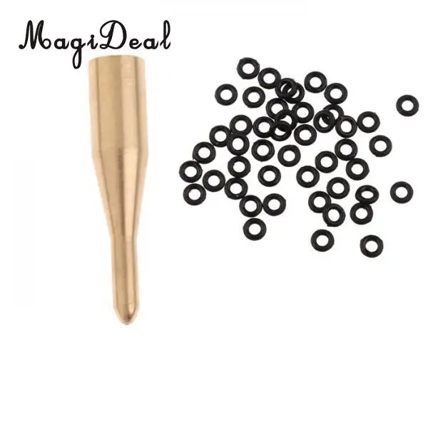 MagiDeal O Ring Applicator Tool with 100pcs 2BA Rubber Dart Tip Gasket