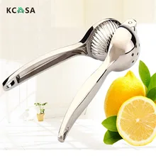 Ккаса KS-806 устройства для выдавливания лимонов соковыжималка из нержавеющей стали оранжевая быстрая ручка пресс инструмент для кухонные инструменты, гаджеты