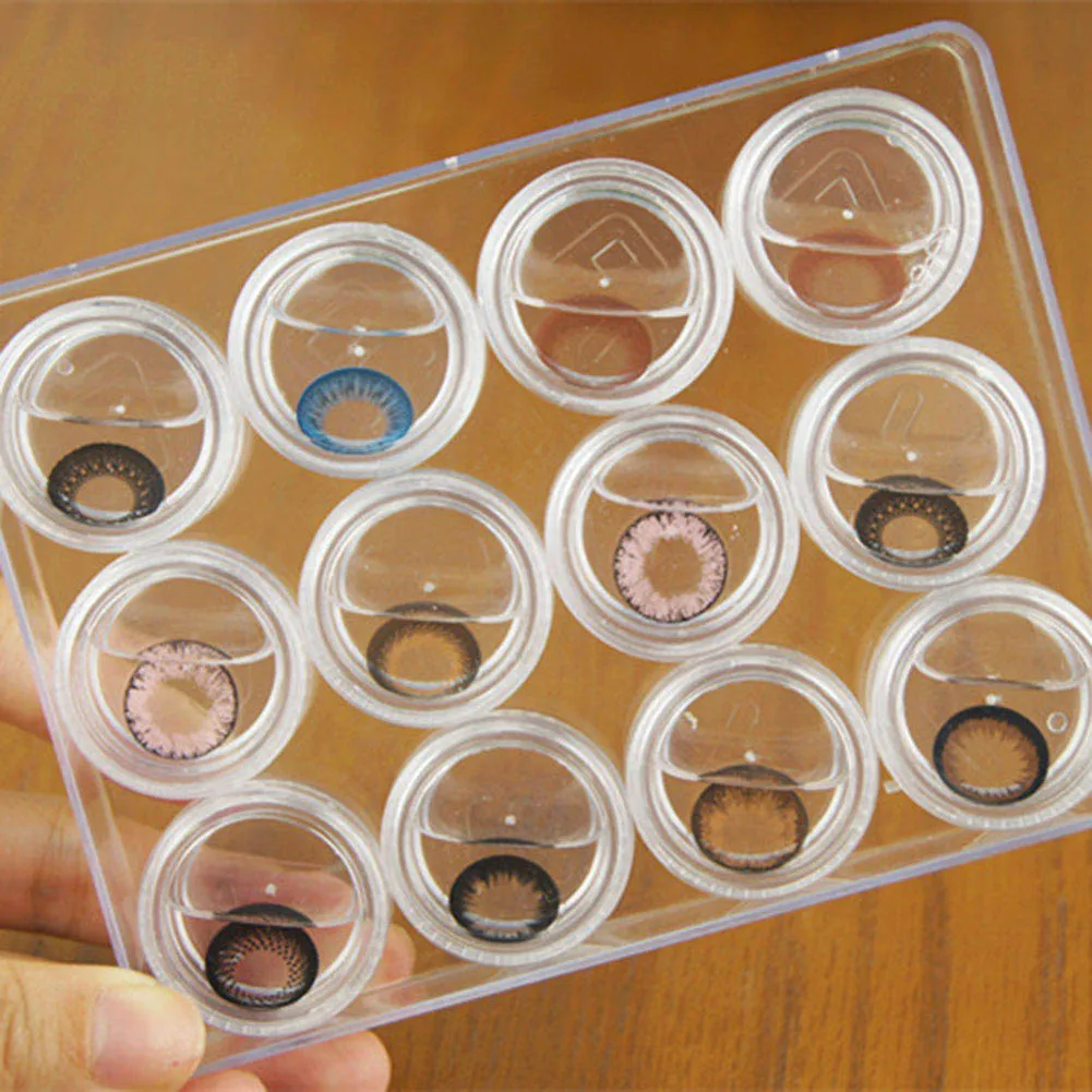 Hot Sale Contact Lens Box Holder Portable Small Lovely Clear Eyewear