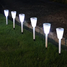 Новейший водонепроницаемый 3 шт Солнечный газон лампа IP65 Солнечный сад свет Путь огни для декоративный фонарь открытый свет