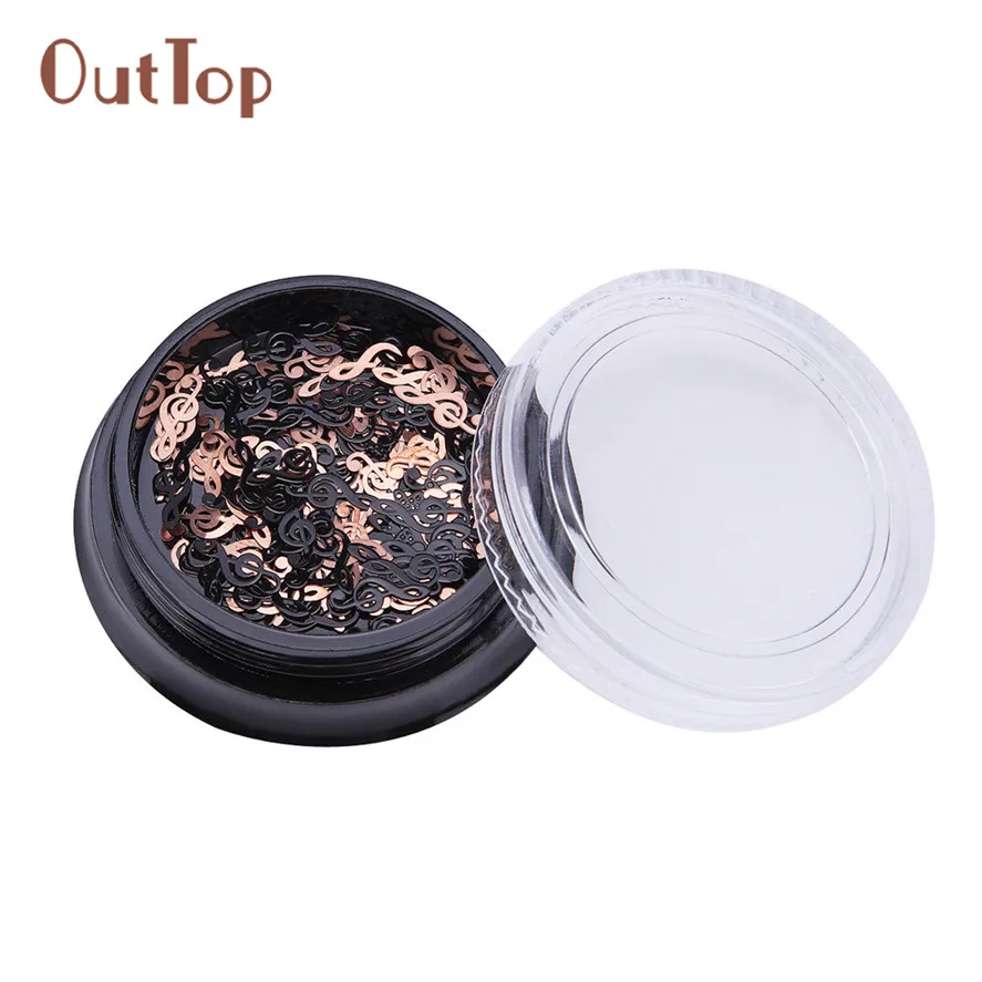 

OutTop Brand New Fashion 1 Box Metal Gear Stud Sheet Mixed Steampunk Pretty Nail Art Decoration