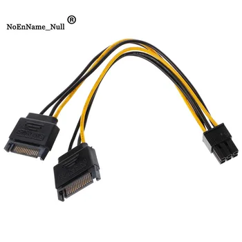 

PCI-E Adapter Cable Dual 15-Pin SATA Power To 6-Pin PCI-E PCI Express Adapter Cable Wire For Video Card