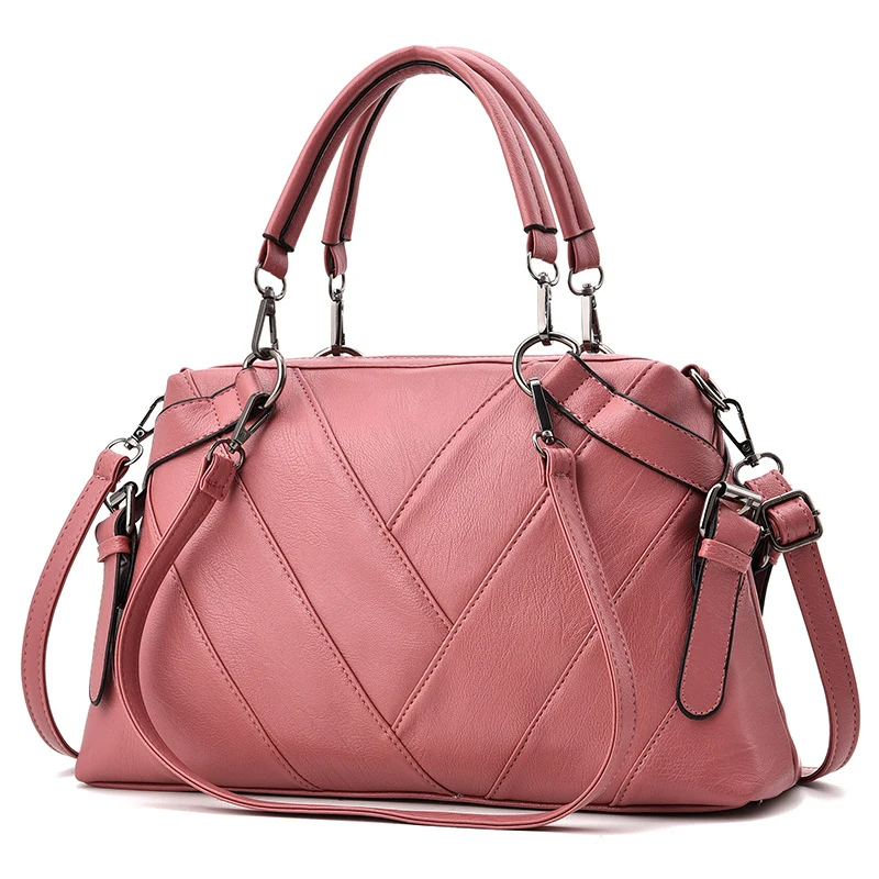 

New Trendy Women Leather Handbag Totes All-Match Messenger Shoulder Bags Large Cpacity Travel Handbags