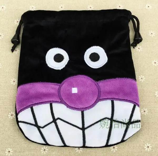 IVYYE 1PCS Stitch Anpanman Cartoon Drawstring Bags Cute Plush storage handbags makeup bag Coin Bundle Pocket Purses NEW - Цвет: see chart