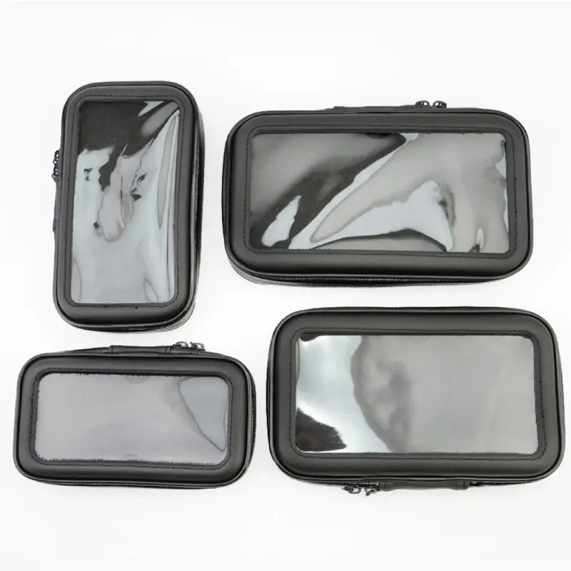 

Black Bike Bicycle Motorcycle Phone Case Bag Handlebar Mount Holder Waterproof Moto Bag Case