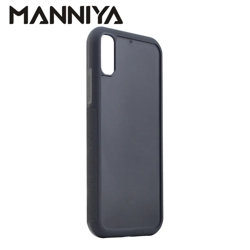 

MANNIYA DIY empty groove rubber TPU+PC phone Case for iphone XR without inserts Free Shipping! 100pcs/lot