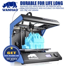 WANHAO D5S Mini,High Precision,Metal Frame DIY 3D printer, Fast Speed 300mm/s