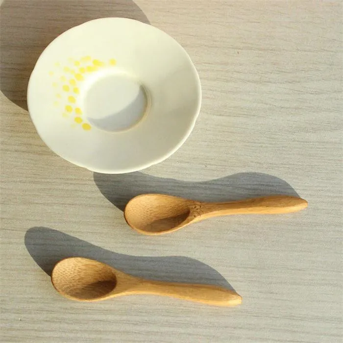 5 шт. посуда для приправы кофейная ложка маленькая деревянная ложка Кухонная ложка детская посуда для мороженого