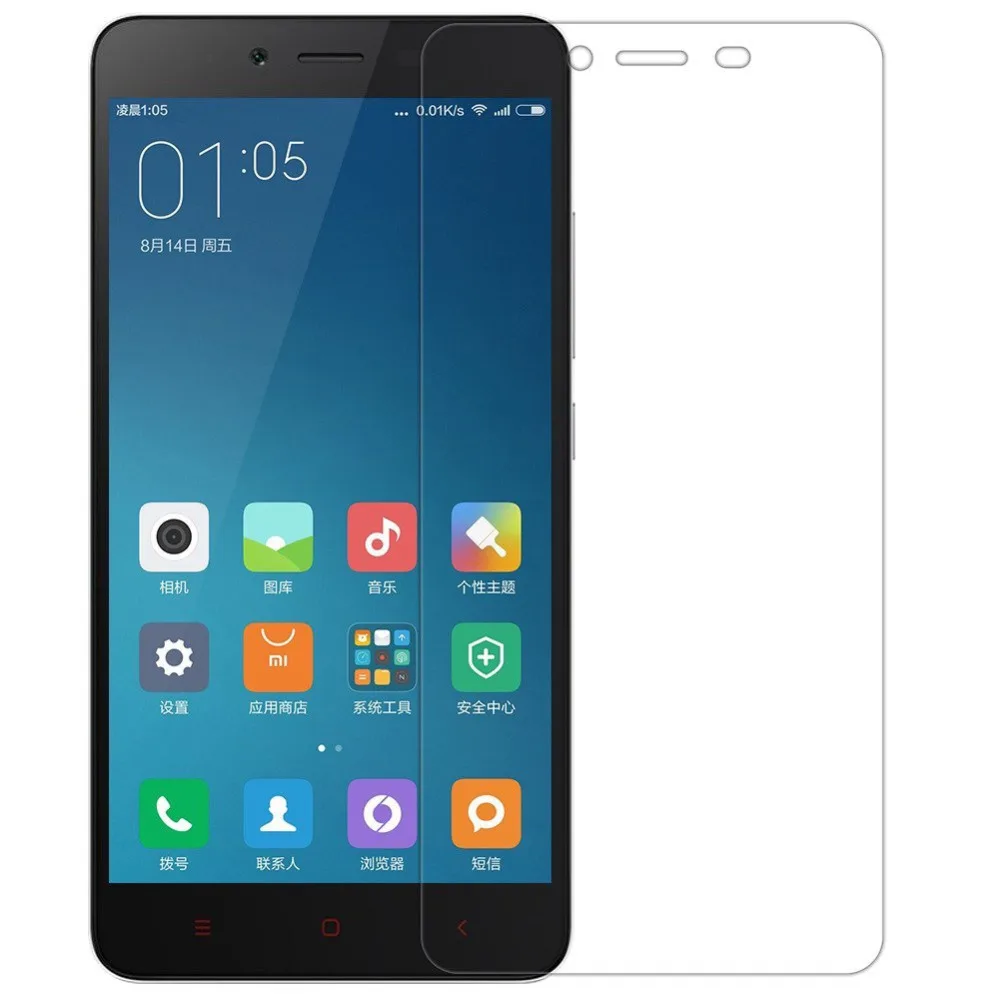 

Tempered Glass xiomi Redmi 1 2 3 4 Redmi note 2 3 4 Screen Protector Cover for Xiaomi 2 3 4 5 4i 4c 4s Max Protective film