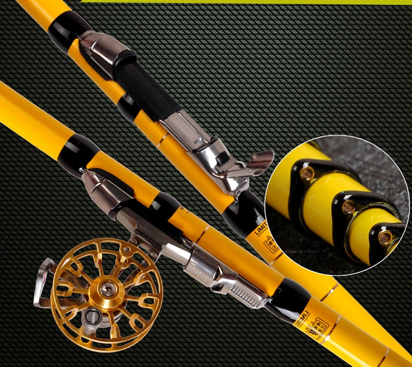 Telescópica de Carbono Vara de Pesca Yuyu Alta 4.5 m 5.4 m 6.3 m 7.2 m Ultra Light Frente Fiação Posição Pólo Enfrentar Haste Mar 12 Varas de pescar