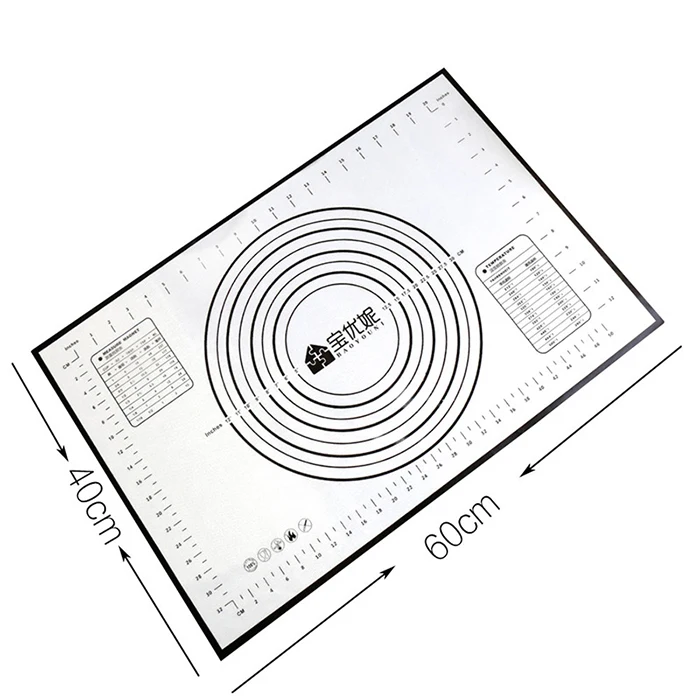 Прямоугольная рулон тип оборудование для выпечки выпечка коврик кухонный силиконовый коврик для раскатки теста столешница DQ9076