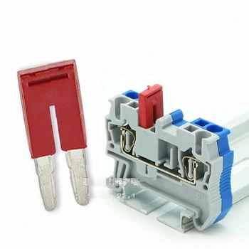 

50pcs/bag FBS-2-5 Terminal plug-in rail Wiring board connector terminals Wire Cable Terminal End plate