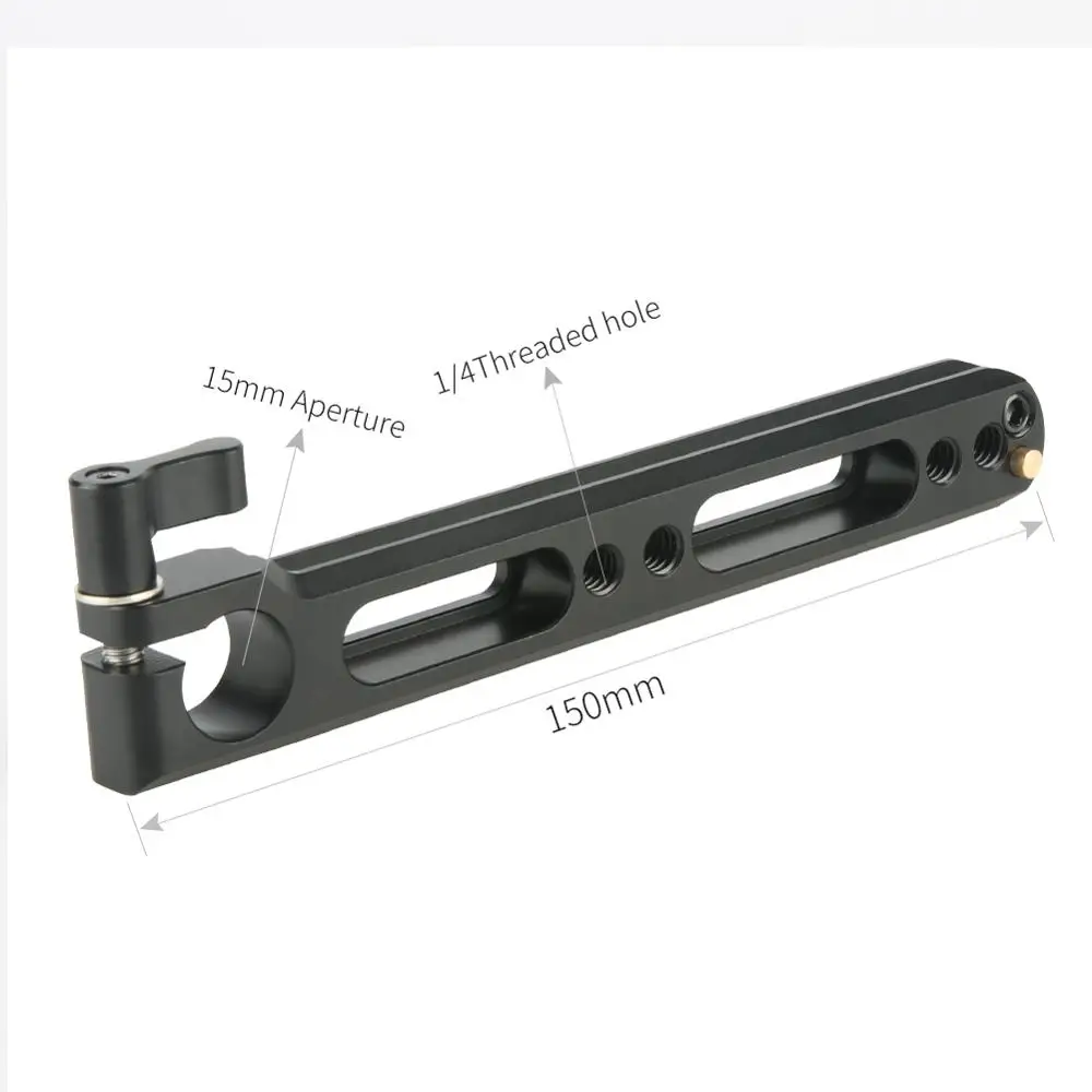 Niceyrig Safety Double Nato Rail With 15mm Rod Clamp 1/4