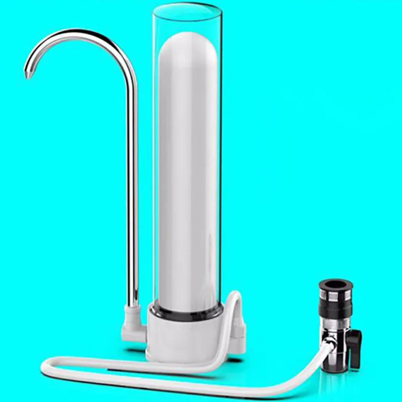 Home Faucet Water Purifier Visible Transparent Ceramic Filter Healthy Ceramic Cartridge Kitchen Desktop Water Tap