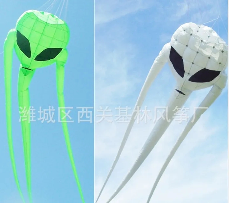 

outdoor inflatable flying windsock soft kite wind tunnel beach launch vlieger octopus kite weather vane ripstop kites for adults