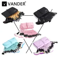 Multi Стиль 24/32 шт. кисти для макияжа Набор Профессиональный мягкие Косметика Тени для бровей порошок Pinceaux Кисти для инструментов + сумка - изображение