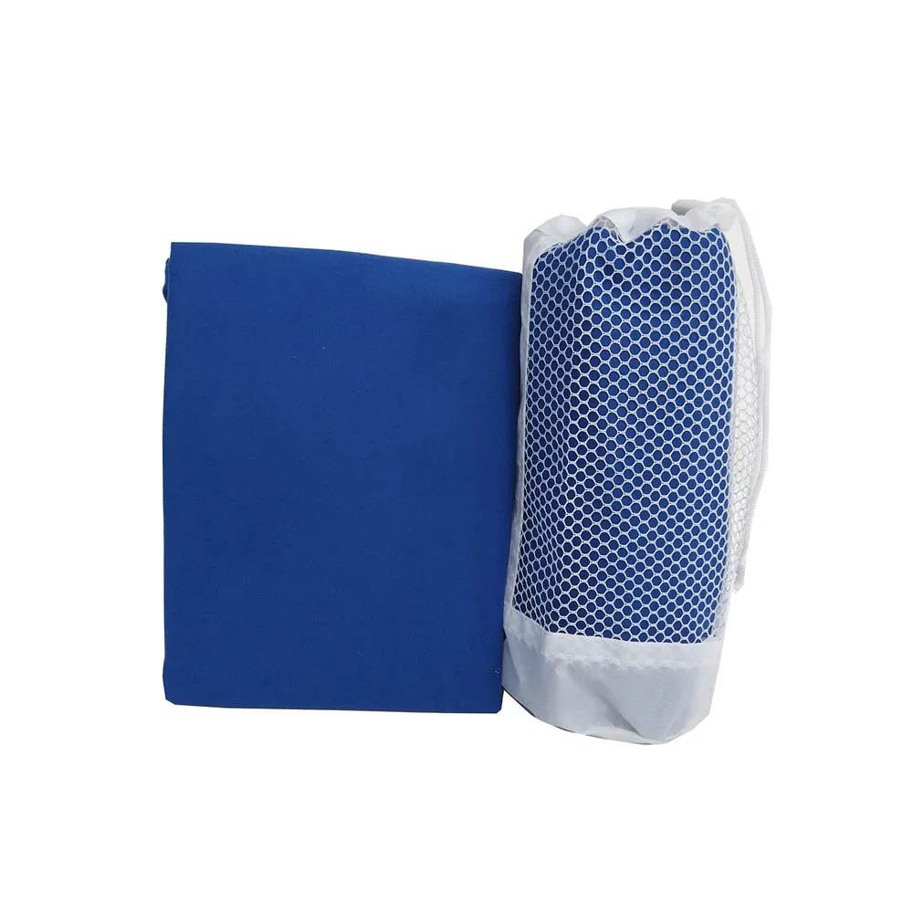 Zipsoft Спортивное дорожное полотенце пляжное полотенце s микрофибра банное полотенце для взрослых одеяло для плавания Коврик для йоги быстросохнущее дорожное полотенце из микрофибры - Цвет: Blue