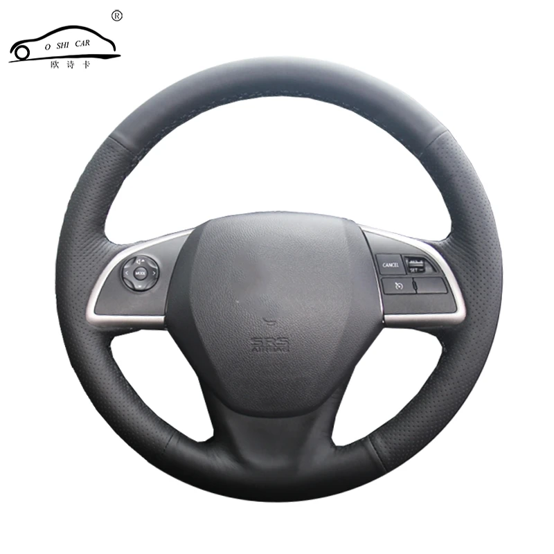 Artificial Leather car steering wheel braid for Mitsubishi Outlander 2013 2014 Mirage 2014 ASX L200 /Custom made Steering cover Artificial Leather car steering wheel braid for Mitsubishi Outlander 2013 2014 Mirage 2014 ASX L200 /Custom made Steering cover