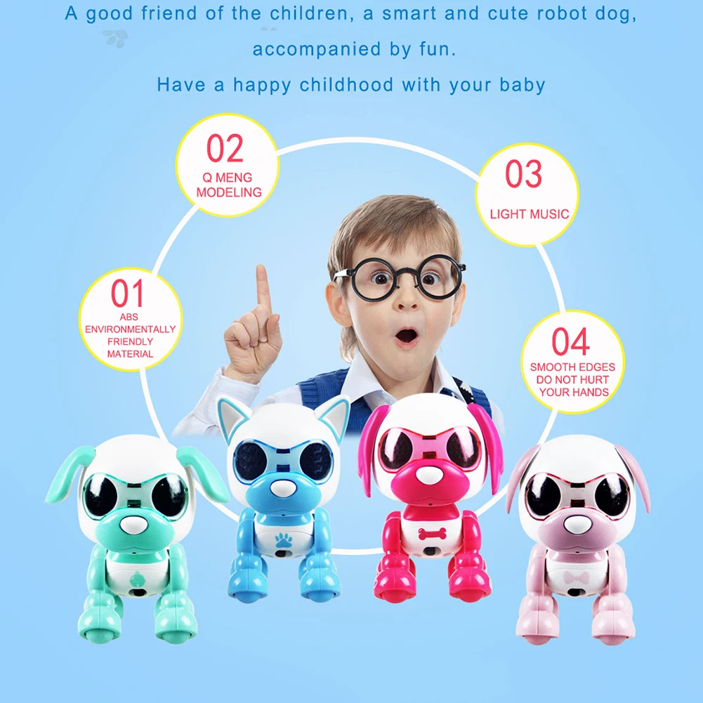 MrY детские электрические игрушки для собак Интерактивная умная головоломка собака запись голоса чейнджер звуковой свет собака Ранний