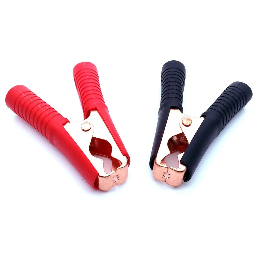 1 пара (1red + 1black) зажим для автомобильного аккумулятора Аллигатор тестовый 100A