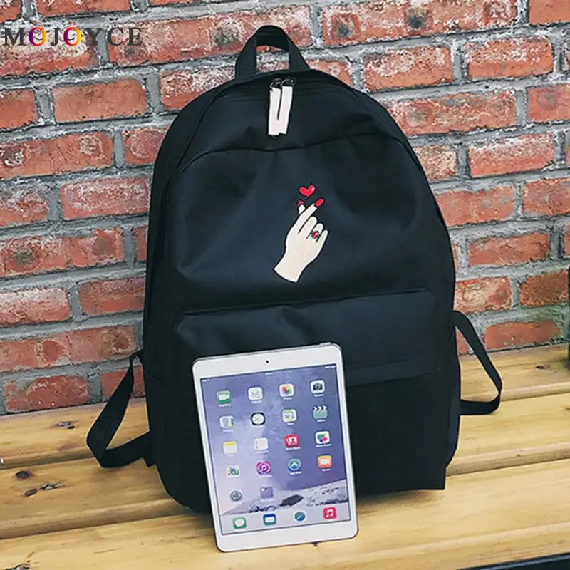 Mochila mujer lona Rosa flor bordado estudiante adolescentes niñas escuela Mochila bolsa de viaje Mochila negra Mochila femenina Mochila mujer lona Rosa flor bordado estudiante adolescentes niñas escuela Mochila bolsa de viaje Mochila negra Mochila femenina