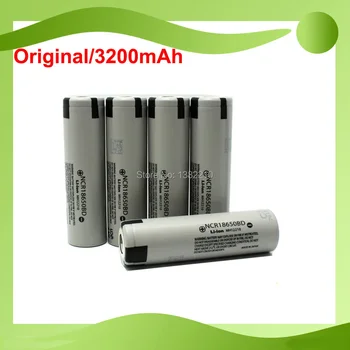 

20PCS/LOT 3.6V 18650 3200mAh NCR18650BD Continuous 10A Discharge Power Screwdriver Battery For Panasonic