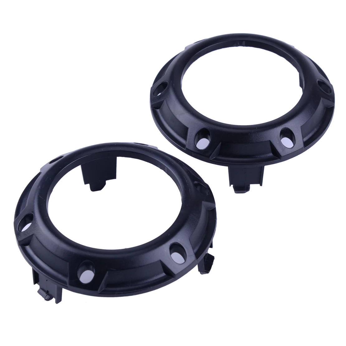 

CITALL 2pcs Left Right Front Car Fog Light Lamp Cover Frame 6400A739 Plastic Black Fit For Mitsubishi Outlander 2007 2008 2009