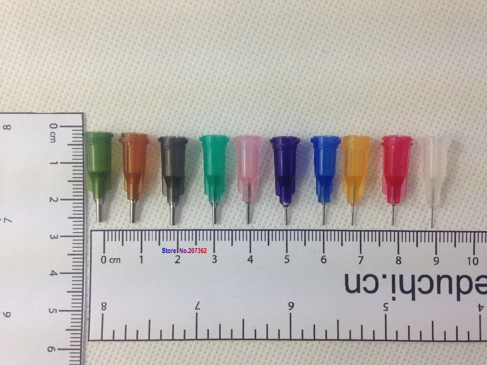 

assorted 1/4-inch epoxy resin fluid precision Blunt Needle Dispense Tips (14G,15G,16G,18G, 20G,21G,22G,23G,25G,27G)X10