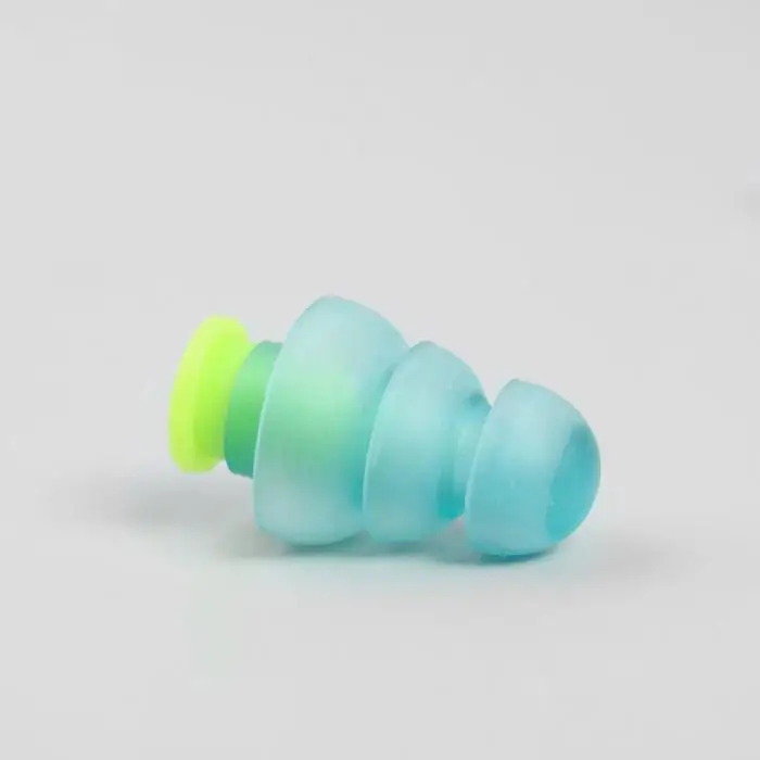 1 Pair Noise Cancelling Earplugs Silicone Hearing Protection Earplug for Learning Sleeping Working TK-ing