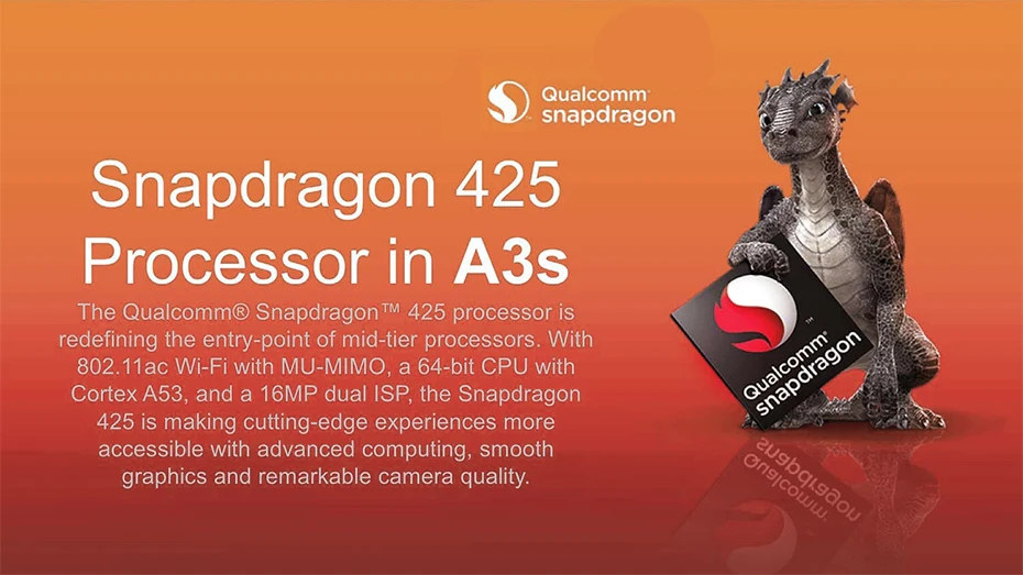 Китайский мобильный A3S M653 2G 16G 5,2 ''Android 7,1 Snapdragon 425 четырехъядерный процессор камера 4G chinamobile A3S смартфон Google отпечаток пальца