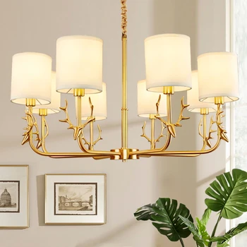 

American Village chandelier light for living room or bedroom lighting
